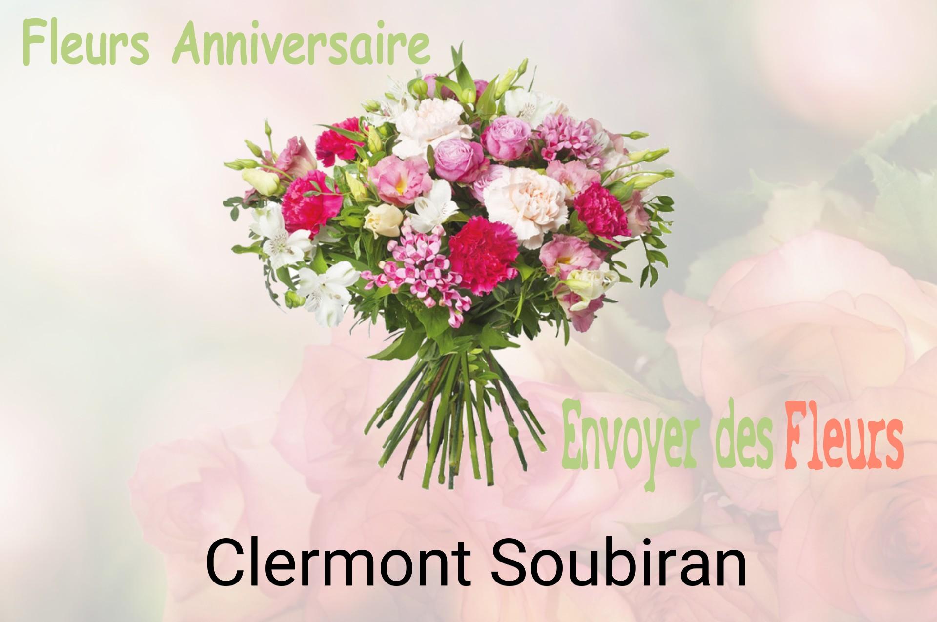 Bouquet de fleurs d’anniversaire livré à Clermont-Soubiran